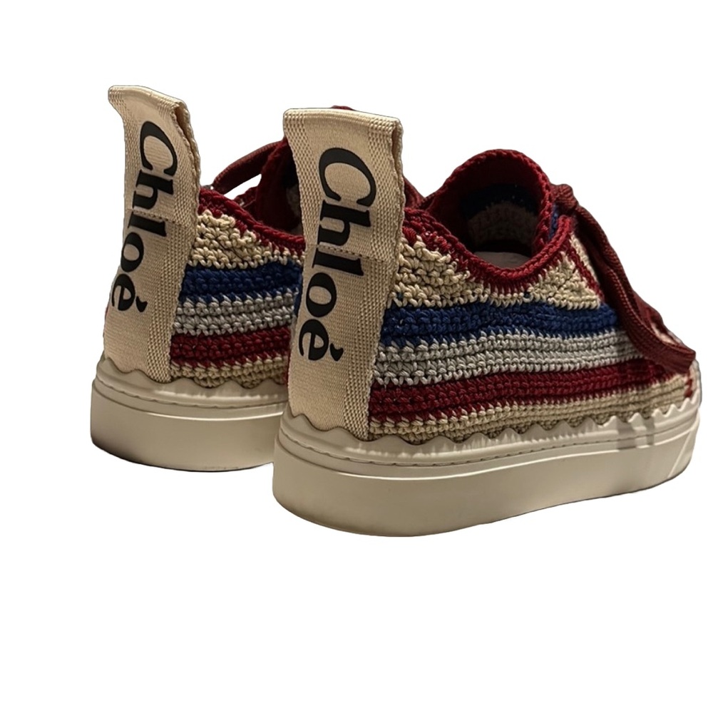 EUC Chloe Lauren Crochet Sneaker - Picture 2 of 7